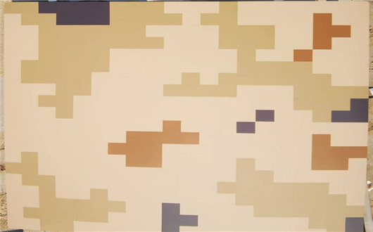 来宾荒漠迷彩漆喷涂